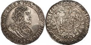 1 Thaler 神圣罗马帝国 (962 - 1806) 銀 斐迪南三世 (神圣罗马帝国) (1608-1657)