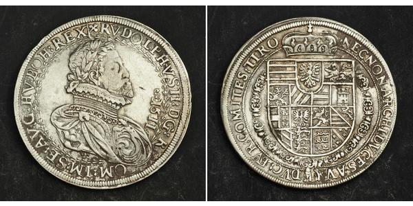 1 Thaler 神圣罗马帝国 (962 - 1806) 銀 鲁道夫二世 (神圣罗马帝国) (1552 - 1612)
