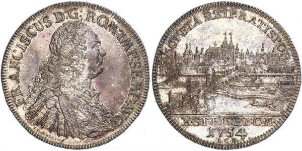 1 Thaler 神圣罗马帝国 (962 - 1806) 銀 弗朗茨一世 (神圣罗马帝国) (1708 - 1765)