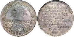 1 Thaler 联邦州 (德国) 銀 