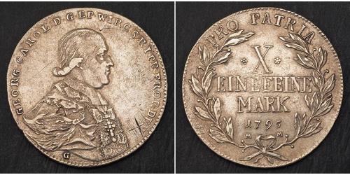 1 Thaler 联邦州 (德国) 銀 