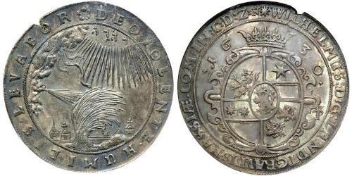 1 Thaler 联邦州 (德国) 銀 Wilhelm V (1548 - 1626)