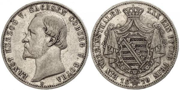 1 Thaler 联邦州 (德国) 銀 