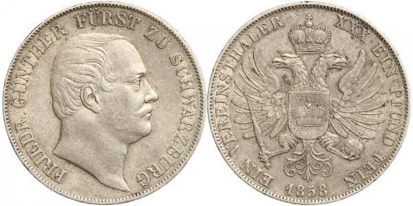 1 Thaler 联邦州 (德国) 銀 