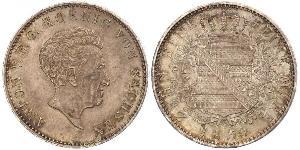 1 Thaler 萨克森王国 (1806 - 1918) 銀 