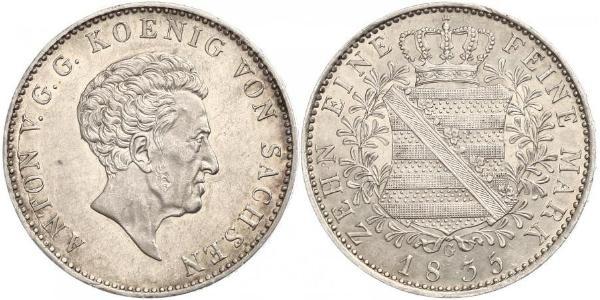 1 Thaler 萨克森王国 (1806 - 1918) 銀 