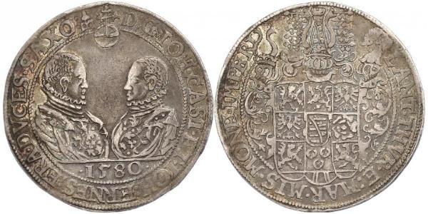 1 Thaler 萨克森王国 (1806 - 1918) 銀 