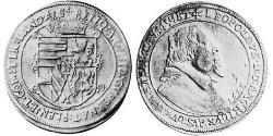 1 Thaler 阿尔萨斯 銀 Leopold V, Archduke of Austria (1586 – 1632)