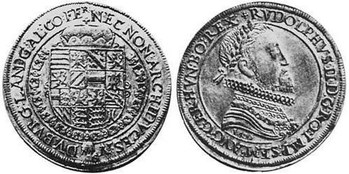 1 Thaler 阿尔萨斯 銀 鲁道夫二世 (神圣罗马帝国) (1552 - 1612)