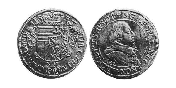 1 Thaler 阿尔萨斯 銀 Leopold V, Archduke of Austria (1586 – 1632)