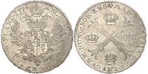 1 Thaler / 1 Krone Austrian Netherlands (1713-1795) Argent Maria Theresa of Austria (1717 - 1780)