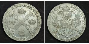 1 Thaler / 1 Krone Austrian Netherlands (1713-1795) Argent Maria Theresa of Austria (1717 - 1780)