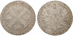 1 Thaler / 1 Krone Austrian Netherlands (1713-1795) Argent Maria Theresa of Austria (1717 - 1780)