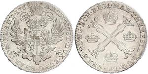 1 Thaler / 1 Krone Austrian Netherlands (1713-1795) Argent Maria Theresa of Austria (1717 - 1780)