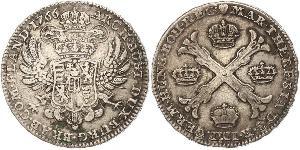 1 Thaler / 1 Krone Austrian Netherlands (1713-1795) Argent Maria Theresa of Austria (1717 - 1780)