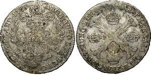 1 Thaler / 1 Krone Paesi Bassi austriaci (1713-1795) Argento Maria Theresa of Austria (1717 - 1780)