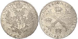 1 Thaler / 1 Krone Austrian Netherlands (1713-1795) Silver Maria Theresa of Austria (1717 - 1780)
