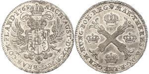 1 Thaler / 1 Krone Austrian Netherlands (1713-1795) Silver Maria Theresa of Austria (1717 - 1780)