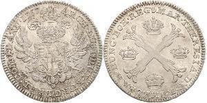 1 Thaler / 1 Krone Austrian Netherlands (1713-1795) Silver Maria Theresa of Austria (1717 - 1780)