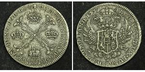 1 Thaler / 1 Krone Austrian Netherlands (1713-1795) 銀 玛丽亚·特蕾西亚 (1717 - 1780)