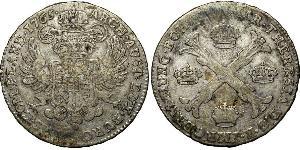 1 Thaler / 1 Krone Austrian Netherlands (1713-1795) 銀 玛丽亚·特蕾西亚 (1717 - 1780)