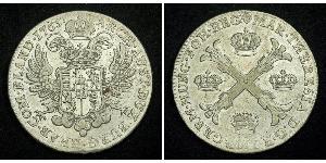 1 Thaler / 1 Krone Austrian Netherlands (1713-1795) 銀 玛丽亚·特蕾西亚 (1717 - 1780)