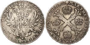 1 Thaler / 1 Krone Austrian Netherlands (1713-1795) 銀 玛丽亚·特蕾西亚 (1717 - 1780)