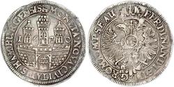1 Thaler / 32 Shilling Hambourg Argent Ferdinand II du Saint-Empire(1578 -1637)