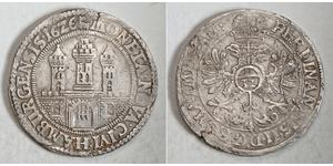 1 Thaler / 32 Shilling Hambourg Argent Ferdinand II du Saint-Empire(1578 -1637)