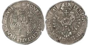 1 Thaler / 32 Shilling Hamburgo Plata Fernando II de Habsburgo(1578 -1637)