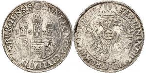 1 Thaler / 32 Shilling Hamburg Silver Ferdinand II, Holy Roman Emperor  (1578 -1637)