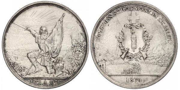 1 Thaler / 5 Franc Svizzera Argento 