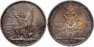 1 Thaler / 5 Franc Suiza Plata 