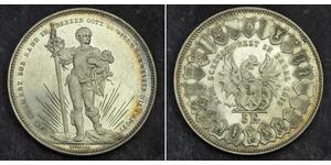 1 Thaler / 5 Franc Switzerland Silver 