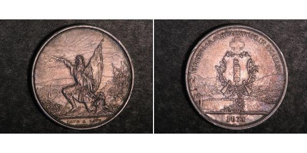 1 Thaler / 5 Franc Switzerland Silver 
