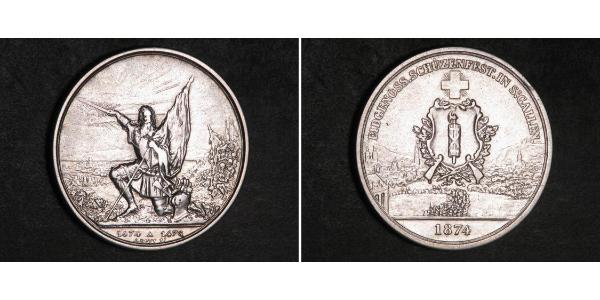 1 Thaler / 5 Franc 瑞士 銀 