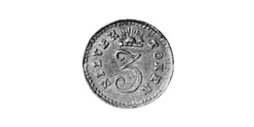 1 Threepence Australien (1788 - 1939) Silber 