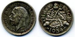 1 Threepence Великобритания (1922-) Серебро Георг V (1865-1936)
