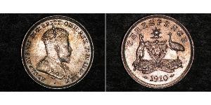 1 Threepence 澳大利亚 銀 爱德华七世 (1841-1910)
