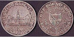 1 Token / 1 Шилінг Сполучене королівство Великобританії та Ірландії (1801-1922) Срібло 
