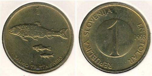 1 Tolar Slovenia Ottone 
