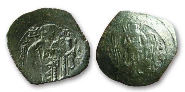 1 Trachy Byzantine Empire (330-1453) Bronze Michael VIII Palaeologus (1223-1282)