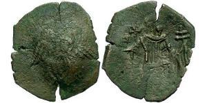 1 Trachy Byzantinisches Reich (330-1453) Bronze Michael VIII Palaeologus (1223-1282)