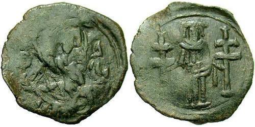 1 Trachy Византийская империя (330-1453) Бронза Андроник III Палеолог (1297-1341)