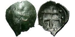 1 Trachy Візантійська імперія (330-1453) Срібло (билон) Иоа́нн III Ду́ка (1192-1254)