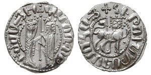 1 Tram Royaume de Petite-Arménie (1080-1375) Argent Hethum I (?-1271)