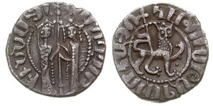 1 Tram Regno armeno di Cilicia (1080-1375) Argento Hethum I (?-1271)