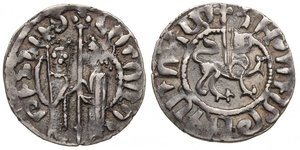 1 Tram Regno armeno di Cilicia (1080-1375) Argento Hethum I (?-1271)