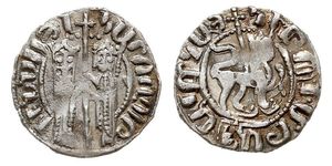 1 Tram Reino armenio de Cilicia (1080-1375) Plata Hethum I (?-1271)