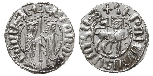 1 Tram Reino armenio de Cilicia (1080-1375) Plata Hethum I (?-1271)